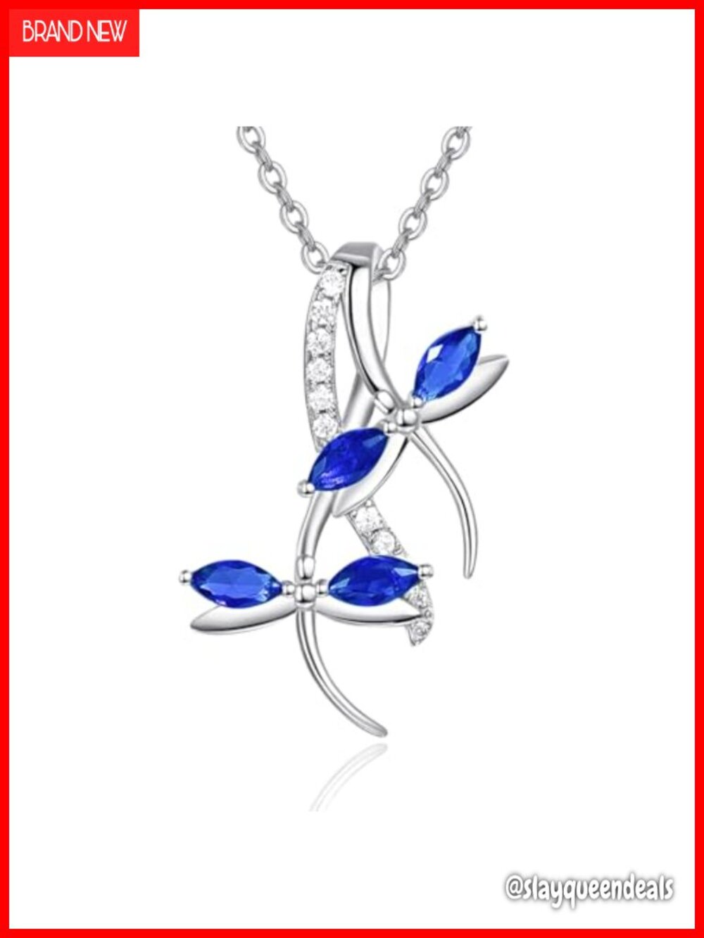 Sterling Silver Dragonfly Necklace Abalone Shell Pendant Adjustable Chain